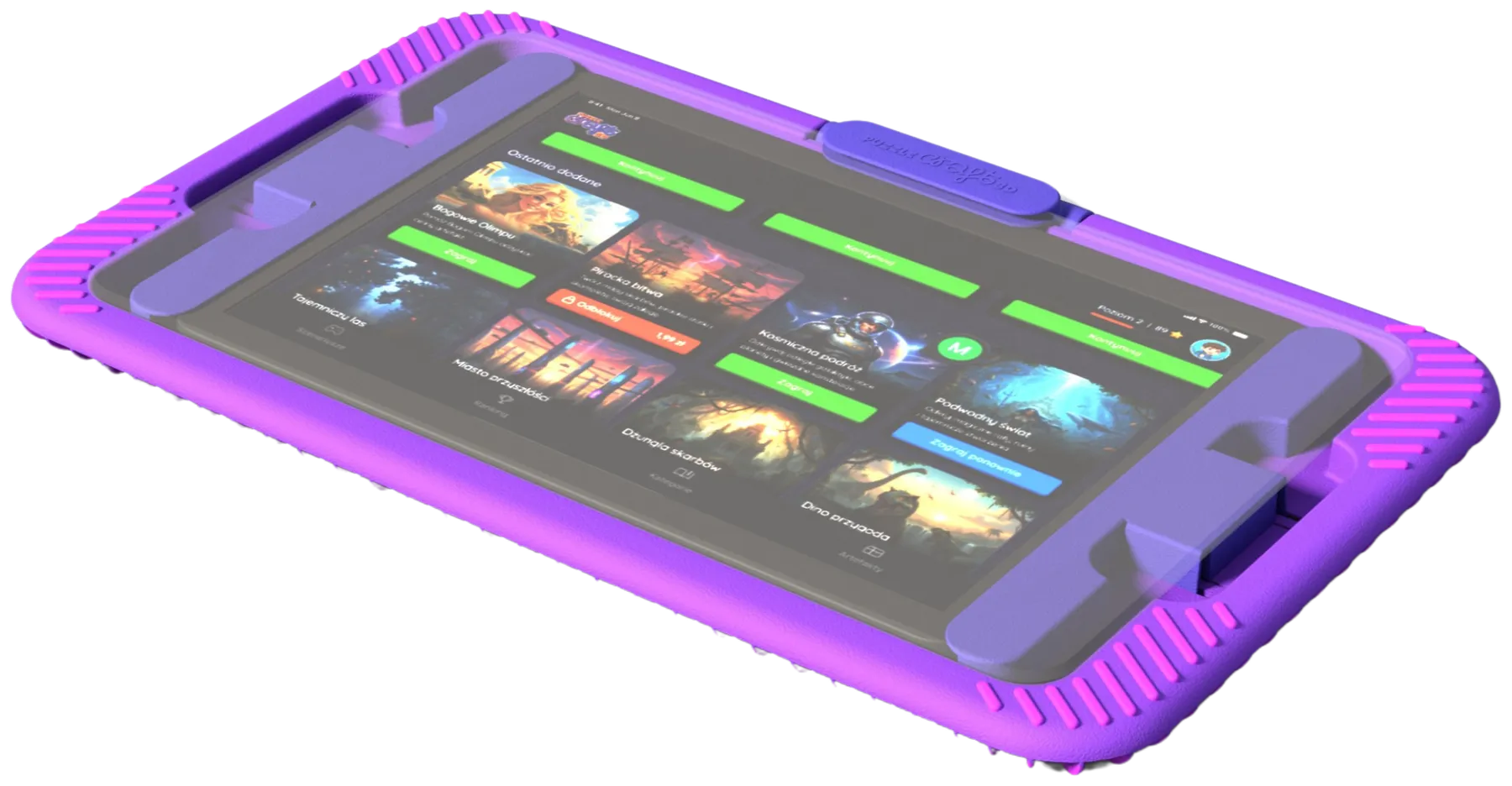 Holder PuzzleCraft na tablet z aplikacją, ujęcie 3/4
